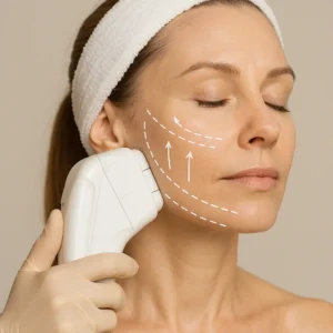 Woman having HI-FU to reduce wrinkles call LA LIPO Temple Mills Now!