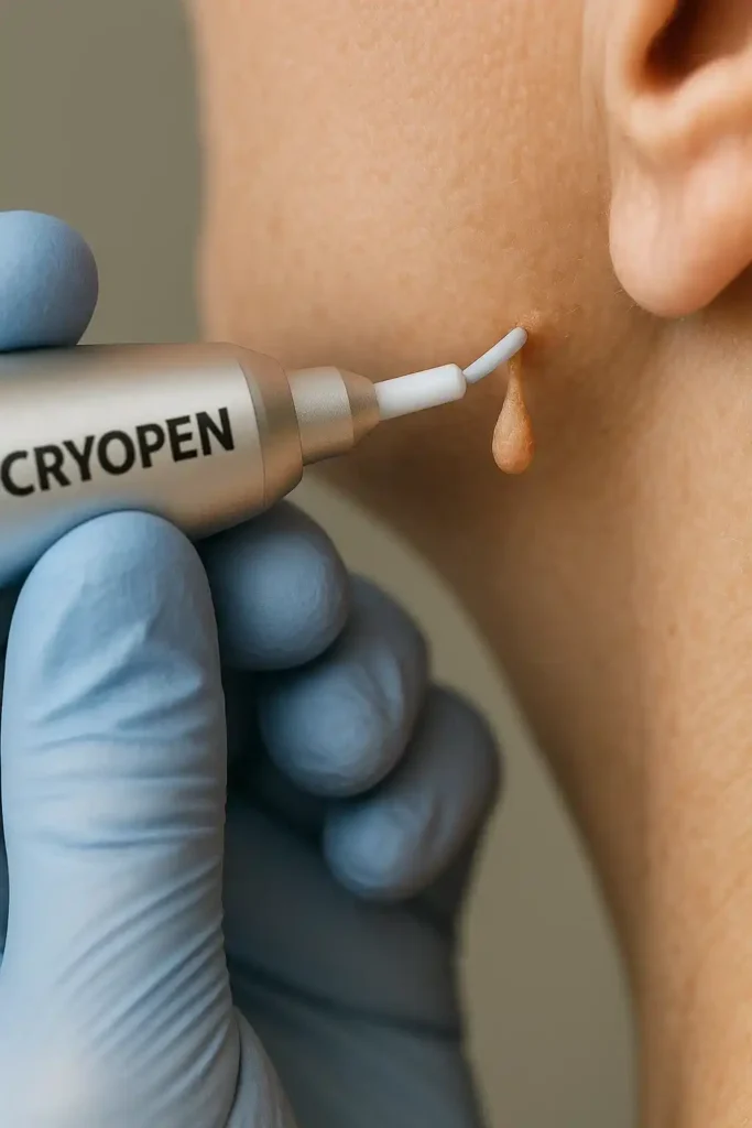 Cryopen for skin tags removal Temple Mills speak to our team today!